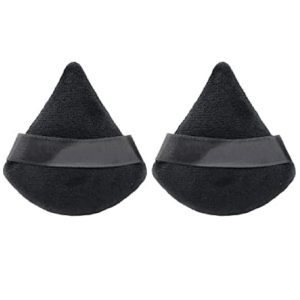 2 pieces Triangle Makeup Puff Pure Cotton Powder P