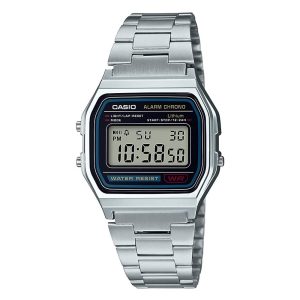 Casio Men’s Grey Dial Stainless Steel Band W