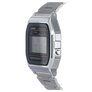 Casio Men’s Grey Dial Stainless Steel Band W