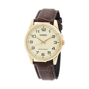 Casio men’s Watch with Genuine Leather