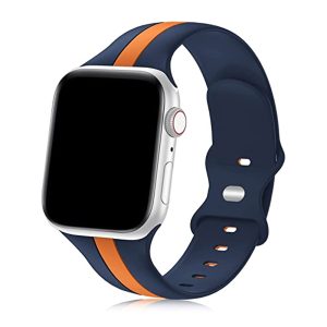 Silicone Sport Band Compatible with Apple Watch Ba