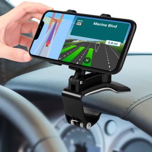 Non-Slip Car Phone Clip Holder Dashboard Cellphone