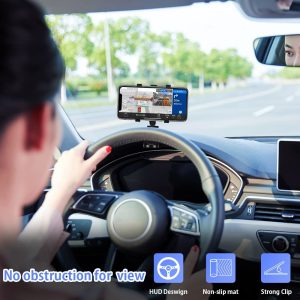 Non-Slip Car Phone Clip Holder Dashboard Cellphone