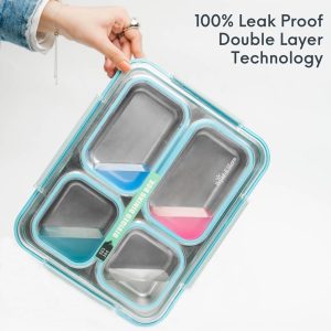 Best Quality Stainless Steel Lunch Box with Free B